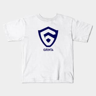 Grinta Merch Logo Dark Blue Kids T-Shirt